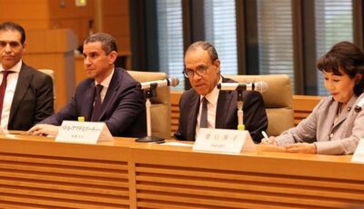 وزير الخارجية يلتقي بنواب البرلمان الياباني أعضاء جمعية الصداقة البرلمانية المصرية–اليابانية