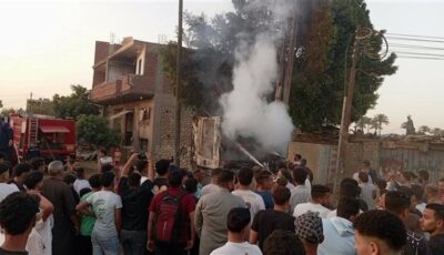 الدفع بقوات الحماية المدنية للسيطرة على حريق محول كهرباء في كفر علوان بالقليوبية
