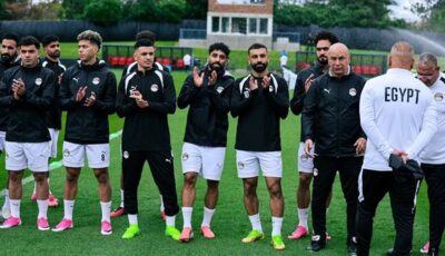 حضور جماهيري وتواجد بعض الجالية المصرية في مران منتخب مصر