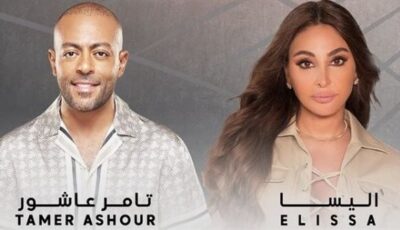 الليلة.. حفلًا غنائيًا مميزًا لـ إليسا وتامر عاشور بالقاهرة|تفاصيل