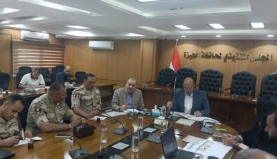 نائب محافظ الجيزة يتابع أستلام مشروعات الصرف الصحي “حياة كريمة” بقري الصف وأطفيح