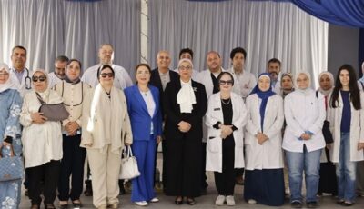 أمل عمار تشهد قافلة طبية مجانية بحي الأسمرات بالتعاون مع المركز القومي للبحوث