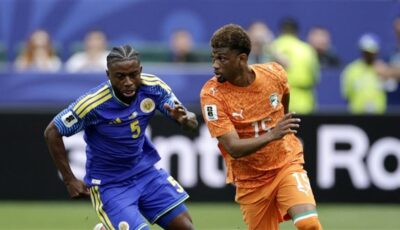 كوت ديفوار تنهي الشوط الأول من لقاء كوراساو وصيفاً لمنتخب ألمانيا