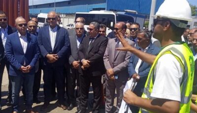 وزير الاستثمار ومحافظ الإسكندرية ورئيس هيئة الميناء في جولة تفقدية بميناء الدخيلة