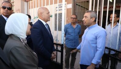 محافظ القاهرة يتفقد لجان الثانوية العامة للاطمئنان على انتظام الامتحانات بمدرسة تحيا مصر