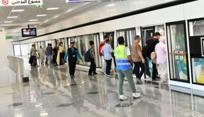 إقبال ملحوظ على محطات المرحلة الثانية لمونوريل شرق النيل في ثاني أيام التشغيل