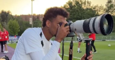 حسام عبد المجيد يوثق تمرين منتخب العراق ويؤكد صورة المو تحقق ملايين المشاهدات