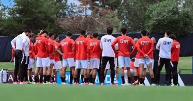 منتخب مصر يستكمل تحضيراته لمواجهة أستراليا مع تدريبات علاجية للاعبين صلاح ومنعم وفتوح