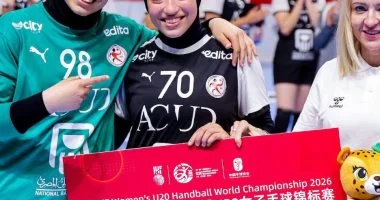جهاد وائل تتألق وتحقق لقب أفضل لاعبة في مباراة مصر وأنجولا بكأس العالم لشابات اليد