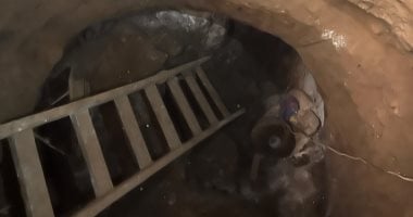 انتشال جثتين من داخل حفرة لشخصين لقيا مصرعهما بحثا عن الآثار فى حلوان