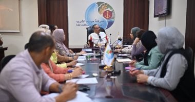 رئيس مياه القناة يتابع الموقف التنفيذي لمشروع مركز السيطرة وإدارة الأزمات