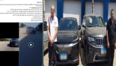 كشف ملابسات واقعة تصادم متعمد بين سيارتين بالشرقية وضبط الطرفين