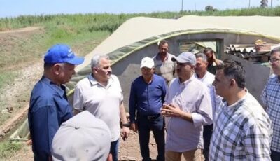 المدير التنفيذي لجهاز حماية وتنمية البحيرات يتفقد مزرعة الزاوية السمكية بكفر الشيخ