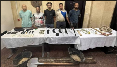 القبض على عصابة التنقيب عن الآثار داخل أحد العقارات بالجمالية في القاهرة