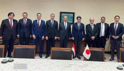 وزير الخارجية يبحث مع محافظ بنك JBIC الياباني تعزيز الاستثمارات ودعم مشروعات التنمية في مصر