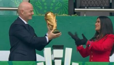 إنفانتينو يشيد بمونديال قطر خلال افتتاح كأس العالم 2026