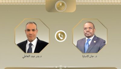 وزير الخارجية يبحث مع مسؤول أفريقي تعزيز التعاون المشترك لدعم منظومة الصحة والأمن الدوائي بالقارة الأفريقية