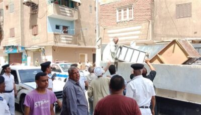 ضبط وتحرير 530 محضر إشغال وحالة تعدٍ على الطريق العام في حملة مكبرة بقنا