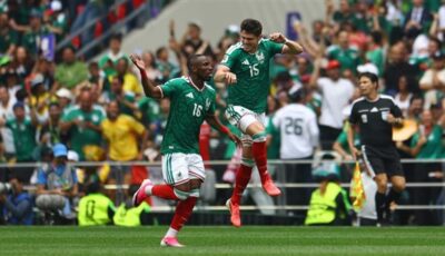 منتخب المكسيك يتصدر المجموعة الأولي بعد فوزه في افتتاح المونديال