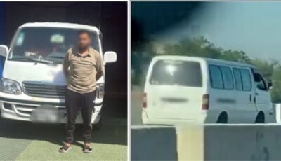 ضبط قائد سيارة ميكروباص بالسير عكس الاتجاه بأحد الطرق بمحافظة الشرقية