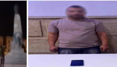 ضبط شخص بتهمة تصوير فيديو ساخر أمام تمثال شخصية تاريخيّة بالإسكندرية