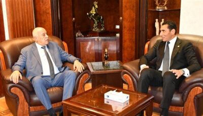 جوهر نبيل يلتقي رئيس المجلس الأعلى للشباب والرياضة بفلسطين لتعزيز التعاون المشترك