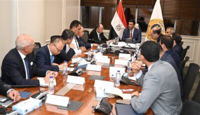 وزير الصناعة يبحث مع ممثلي الشركة الصينية الوطنية للإطارات والمطاط خطة الشركة للتوسع في السوق المصري