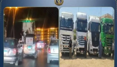 ضبط 4 سائقين لأدائهم حركات استعراضية بسيارات نقل على طريق القاهرة