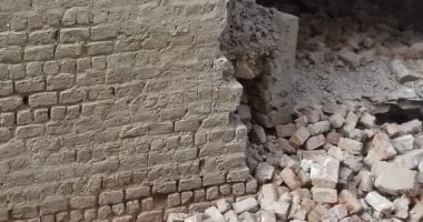 انهيار حائط منزل فى الفيوم دون إصابات