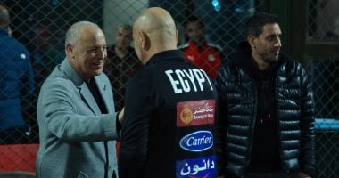 أبو ريدة يتلقى تهنئة رئيس الاتحاد الأسترالي بعد تأهل منتخب مصر فى المونديال