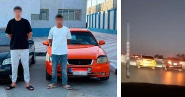 الشرطة تواصل ملاحقة مستعرضى السيارات والدراجات النارية فى الشوارع