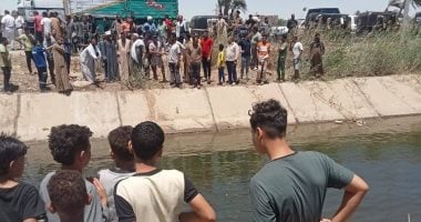 مصرع شاب فى انقلاب تروسيكل داخل إحدى ترع طريق النزل بالدقهلية