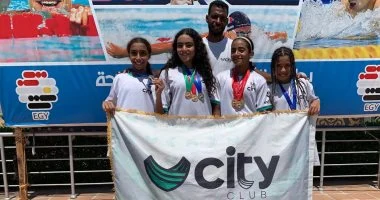 أبطال سيتي كلوب في الأقصر وأسوان يتنافسون ببطولة جنوب الصعيد للسباحة