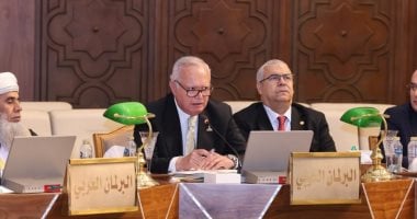السفير العرابى يشدد أمام البرلمان العربي على دعم أمن الخليج ويدعو لمظلة دفاع مشتركة