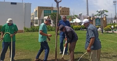 محافظ الإسكندرية يوجه بمواصلة التوسع في المساحات الخضراء