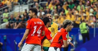 أهالى بلدة إمام عاشور يحتفلون بهدف منتخب مصر الأول أمام أستراليا