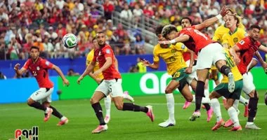 منتخب مصر يسيطر على الشوط الأول ويتفوق على أستراليا بهدف في مباراة مثيرة