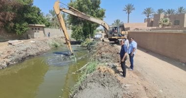 بدء ثانى أيام البحث عن تمساح شبرامنت بالجيزة.. واستمرار تمشيط مصرف الجنينة