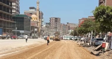 حياة كريمة في البلد..بسيون بالغربية تشهد طفرة في رصف الطرق
