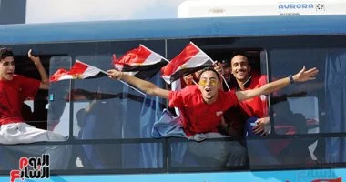 توافد كثيف على مطار العلمين لاستقبال منتخب مصر قبل انطلاق المنافسات