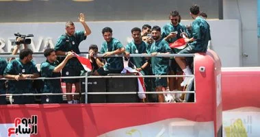 المنتخب يصل إلى فندق العلمين بعد المشاركة التاريخية في كأس العالم