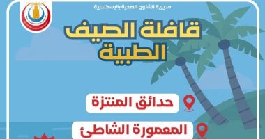 أماكن ومواعيد قوافل التأمين الطبي الصيفية بالإسكندرية.. تفاصيل