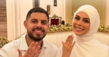 نجل أحمد شوبير يعلن خطوبته على النائبة سجى عمرو في حفل مميز