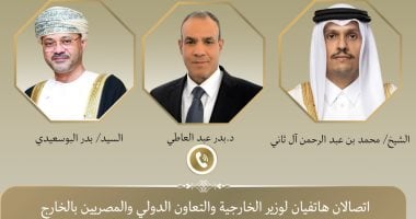 وزير الخارجية يبحث هاتفيا مع نظيريه القطري والعُماني تطورات الأوضاع الإقليمية
