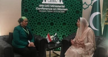رئيسة المجلس القومي للمرأة تلتقى الوزيرة الفيدرالية للتعليم بباكستان لبحث التعاون