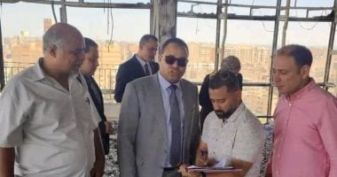 النيابة الإدارية بسوهاج تعاين حريق برج الاتصالات وتطلب تحريات البحث الجنائى