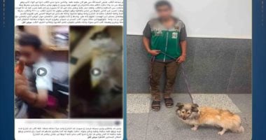 الداخلية تضبط المتهم بتوثيق كلب وضربه فى القاهرة.. فيديو