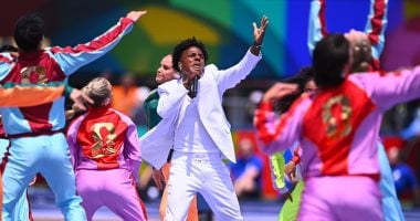 استعراض غنائى من اليوتيوبر سبيد فى حفل ختام كأس العالم 2026.. صور