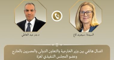 وزير الخارجية يبحث مع عضو المجلس التنفيذي لغزة التطورات بالأراضي الفلسطينية