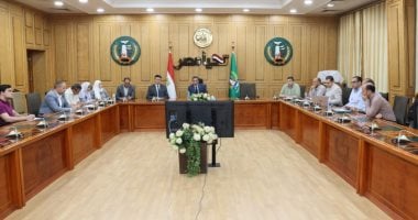 محافظ المنوفية يستعرض خطط عمل مشروعات تحسين الطرق
